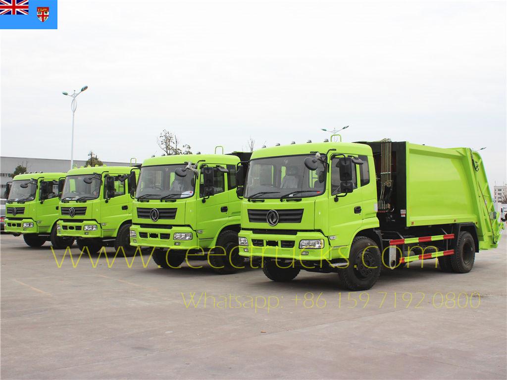 ลูกค้าฟิจิซื้อรถบรรทุกบดอัด Dongfeng RHD จำนวน 4 คัน