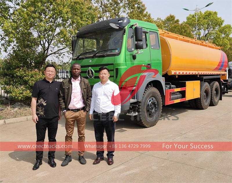 แทนซาเนีย - รถบรรทุกน้ำมัน Beiben จำนวน 2 คันถูกส่งออก