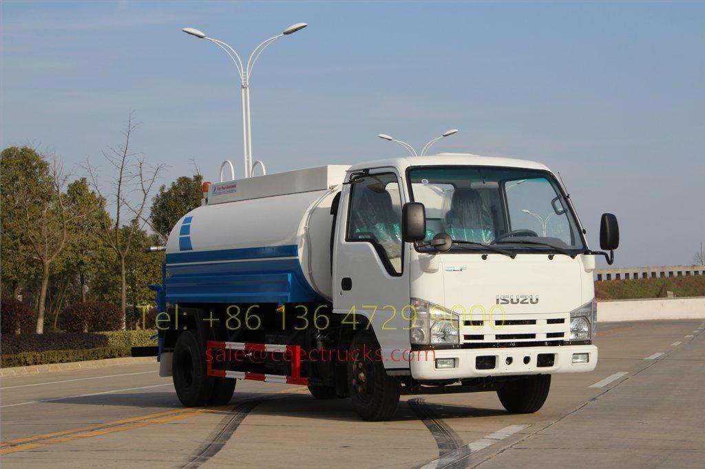 รถบรรทุกน้ำ ISUZU 100 P จำนวน 5 คัน ส่งออกไปยังเอเชียใต้